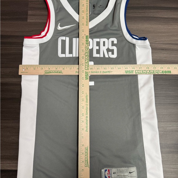 Nike Kawhi Leonard #2 LA Clippers NBA Earned Edition Swingman Jersey Men’s 40 S - Picture 8 of 11